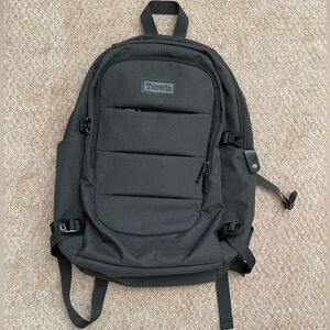 Men/women, Black backpack, only used 2x, still new and excellent condition.